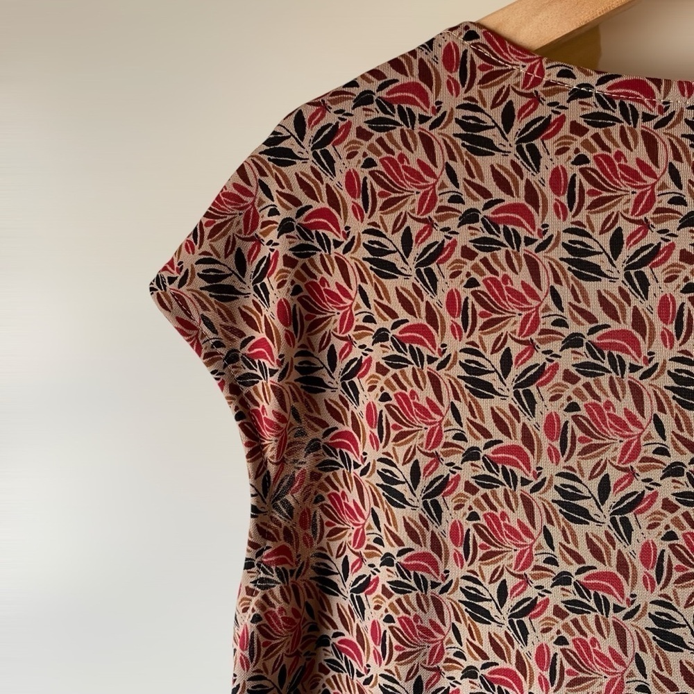 Women’s Charter Club Sleeveless Blouse Top Floral XL - Picture 6 of 12